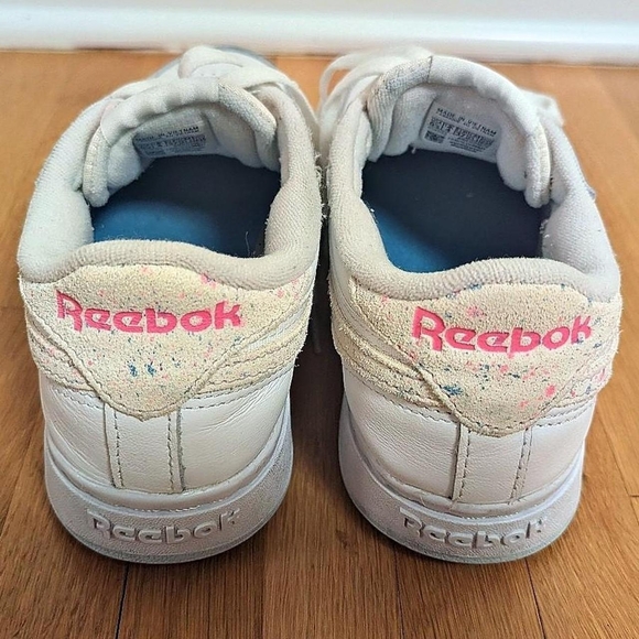 Reebok Classic White and Pink Sneakers - Picture 8 of 12